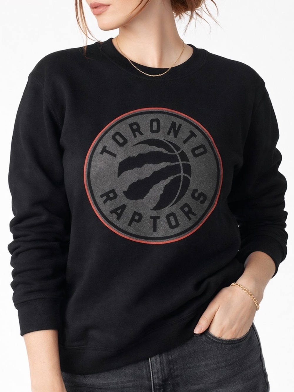Toronto Raptors Sweatshirt NBA Property 2020 Sports Memorabilia Unisex BLK M